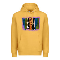 Mustard Purple Glitter Western Farm Life Brush Strokes Premium Hoodie - Bettercallsaul