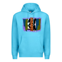 Ocean Blue Purple Glitter Western Farm Life Brush Strokes Premium Hoodie - Bettercallsaul
