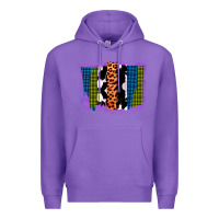 Purple Purple Glitter Western Farm Life Brush Strokes Premium Hoodie - Bettercallsaul