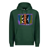 Sports Green Purple Glitter Western Farm Life Brush Strokes Premium Hoodie - Bettercallsaul