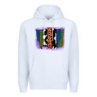White Purple Glitter Western Farm Life Brush Strokes Premium Hoodie - Bettercallsaul