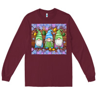 Burgundy easter gnome egg tumbler Long Sleeve Tee - Artiststas