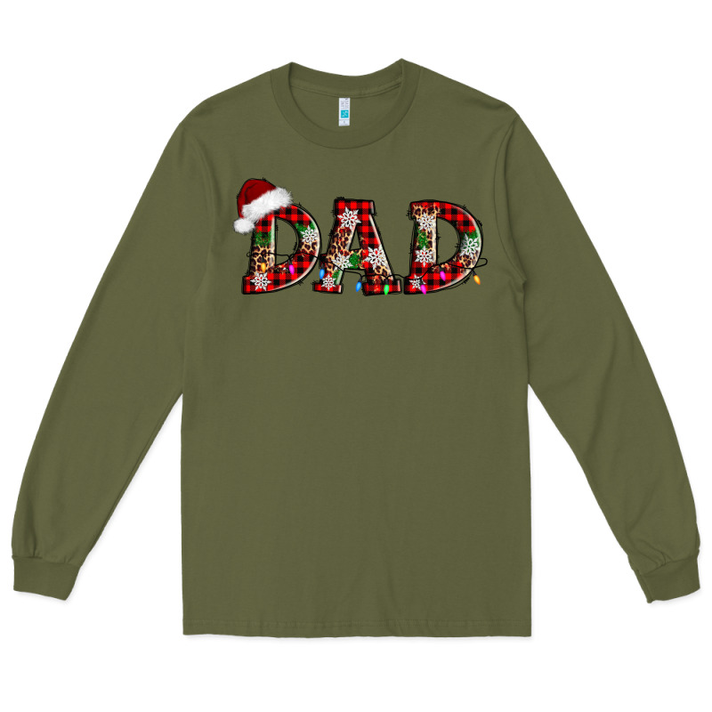 Christmas Dad Long Sleeve Tee by AdoDesignShop | Teevron