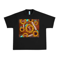 Black football leopard sunflower Urban Heavy Tee - JahusDesignShop