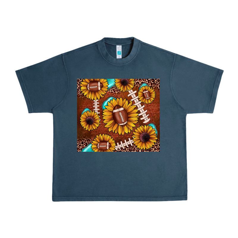 Football Leopard Sunflower Urban Heavy Tee by JahusDesignShop | Teevron