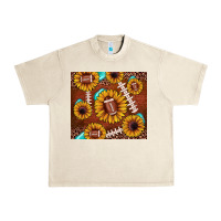 Sandshell football leopard sunflower Urban Heavy Tee - JahusDesignShop