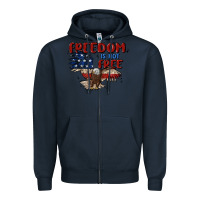 Navy freedom is not free Zipper Hoodie - MaliasSmallBusiness