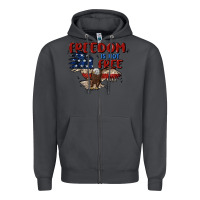 Smoke freedom is not free Zipper Hoodie - MaliasSmallBusiness