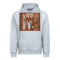 Heather Grey working on my bucket list Urban Hoodie - TumblerDesignByShophia
