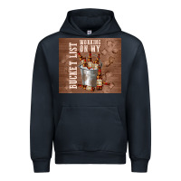 Navy working on my bucket list Urban Hoodie - TumblerDesignByShophia
