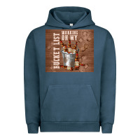 Pigment Midnight Navy working on my bucket list Urban Hoodie - TumblerDesignByShophia