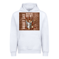 White working on my bucket list Urban Hoodie - TumblerDesignByShophia