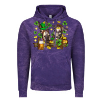 Cloud Purple St. Patrick's Day donkey Vintage Hoodie - Neo Western