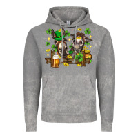 St. Patrick's Day Donkey Vintage Hoodie | Teevron
