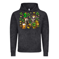 Vintage Black St. Patrick's Day donkey Vintage Hoodie - Neo Western