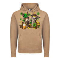 Vintage Coffee St. Patrick's Day donkey Vintage Hoodie - Neo Western