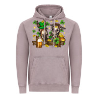 Vintage Zinc St. Patrick's Day donkey Vintage Hoodie - Neo Western