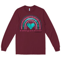 Valentine's Day Rainbow Let All That You Do Be Done In Love 1 Corinthi Long Sleeve Tee | Teevron
