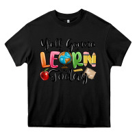 Black yall gonna learn today Heavy Core Tee - MaliasSmallBusiness