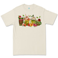Bone floral hustler coffee cups Premium Tee - texasbilliewilder