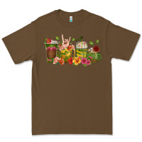 Cacao floral hustler coffee cups Premium Tee - texasbilliewilder