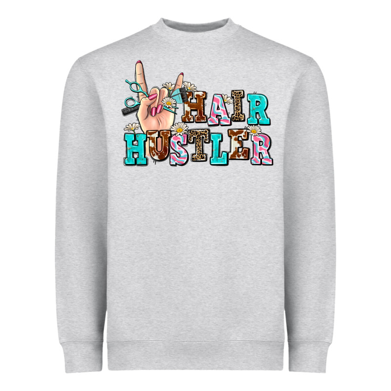 Hair Hustler Heavyweight Sweatshirt by AdoDesignShop | Teevron