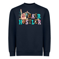 Navy hair hustler Heavyweight Sweatshirt - AdoDesignShop