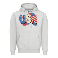 Dove Grey usa Zipper Hoodie - MaliasSmallBusiness