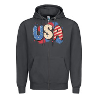 Usa Zipper Hoodie | Teevron