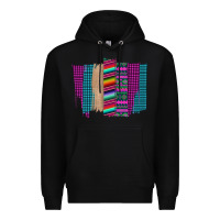 Black Western Farm Life Serape Brush Stroke Premium Hoodie - Bettercallsaul