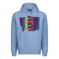 Colony Blue Western Farm Life Serape Brush Stroke Premium Hoodie - Bettercallsaul