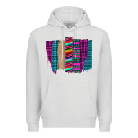 Dove Grey Western Farm Life Serape Brush Stroke Premium Hoodie - Bettercallsaul