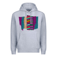 Heather Grey Western Farm Life Serape Brush Stroke Premium Hoodie - Bettercallsaul