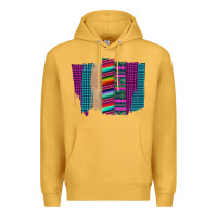 Mustard Western Farm Life Serape Brush Stroke Premium Hoodie - Bettercallsaul