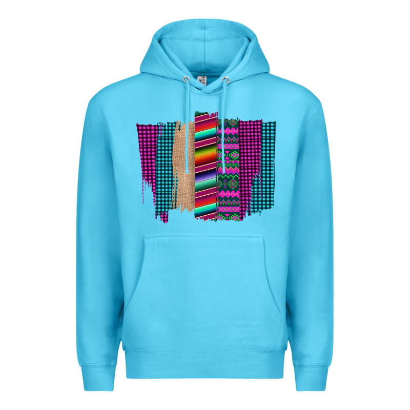 Western Farm Life Serape Brush Stroke Premium Hoodie by Bettercallsaul | Teevron