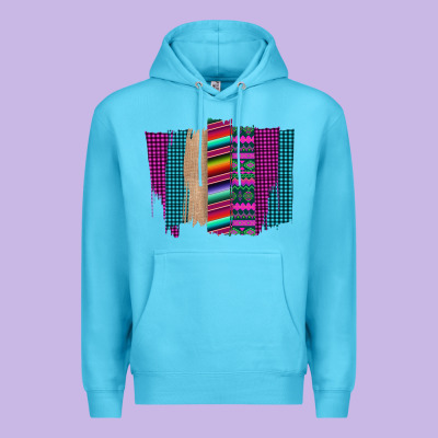 Western Farm Life Serape Brush Stroke Premium Hoodie Designed By Bettercallsaul