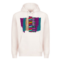 Pale Pink Western Farm Life Serape Brush Stroke Premium Hoodie - Bettercallsaul