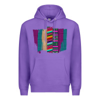 Purple Western Farm Life Serape Brush Stroke Premium Hoodie - Bettercallsaul