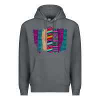 Rock Western Farm Life Serape Brush Stroke Premium Hoodie - Bettercallsaul
