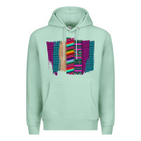 Seafoam Western Farm Life Serape Brush Stroke Premium Hoodie - Bettercallsaul