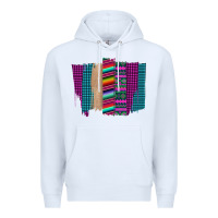 White Western Farm Life Serape Brush Stroke Premium Hoodie - Bettercallsaul