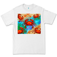 White crab Premium Tee - BarkalooDesign
