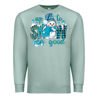 Seafoam up to snow good and cute snowman Premium Sweatshirt - BundleAndBundleShop