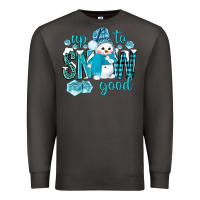 Smoke up to snow good and cute snowman Premium Sweatshirt - BundleAndBundleShop