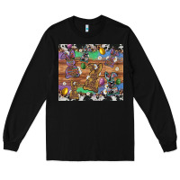 Black easter bunny egg cowhide leopard Long Sleeve Tee - Artiststas