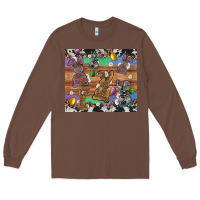 Chestnut easter bunny egg cowhide leopard Long Sleeve Tee - Artiststas