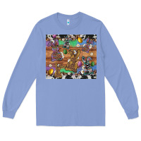 Colony Blue easter bunny egg cowhide leopard Long Sleeve Tee - Artiststas