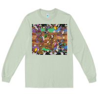 Matcha easter bunny egg cowhide leopard Long Sleeve Tee - Artiststas