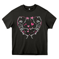 Asphalt valentines day skeleton Heavy Core Tee - MaliasSmallBusiness