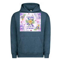 Pigment Midnight Navy i am allergic to stupidity Urban Hoodie - TumblerDesignByShophia